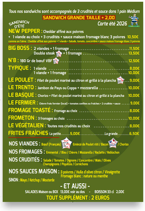 Carte Hiver 2026