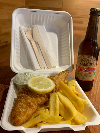 Lunch-Box Fish and Chips
